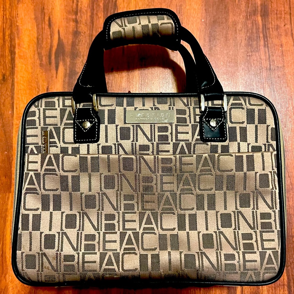 Vintage Rare Brown Kenneth Cole Reaction Travel Tote Bag